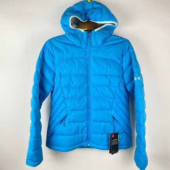 UA‎ Stretch 700 Down Jacket Storm Allied Small - Picture 1 of 6